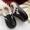 Зимние водонепроницаемые клоги-тапочки женские легкие теплые на меху Birken Shoes женские уличные комнатные нескользящие хлопковые тапочки 2025