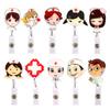 1PC Nurse ID Name Card Badge Reel Doctor Clips Name Card Holder Card Holder Clip Office Supplies Badge Holder Clip