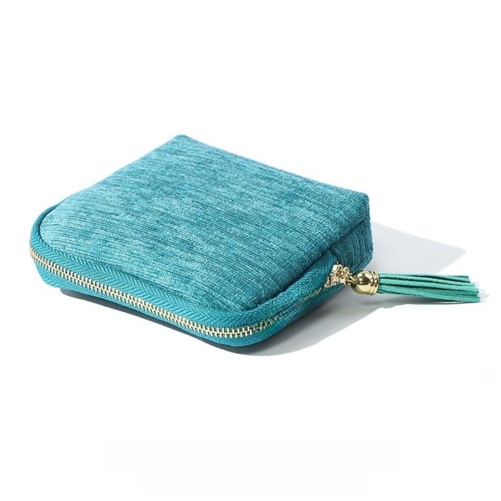 Velvet Jewelry Storage Bag Five-Layer Jewelry Holder Portable Jewelry Packing Bag  Gift