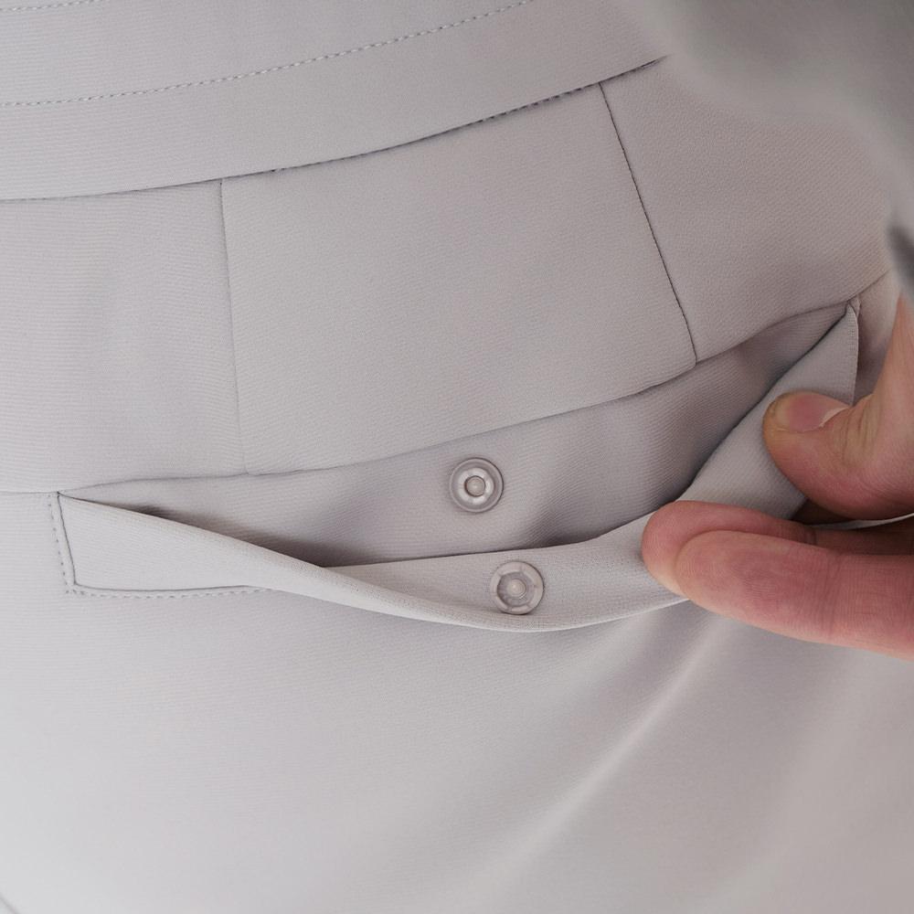 ANDAR Air Solid Men'S Lightly Brushed Elastic Slacks