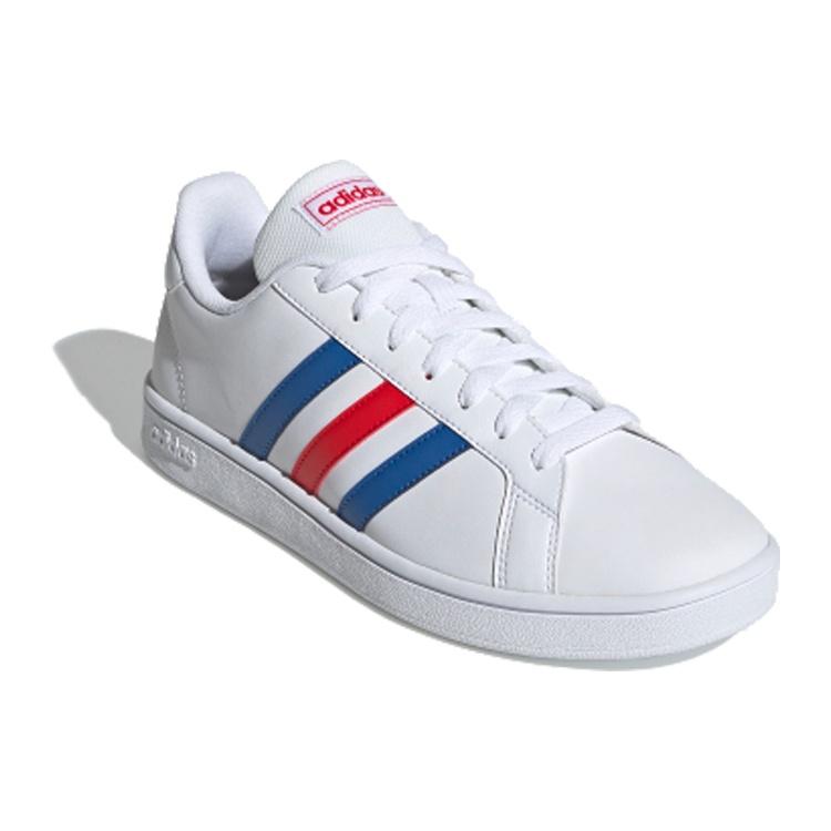 adidas Мужские кроссовки Grand Court Base 'White Blue Active Red' EE7901