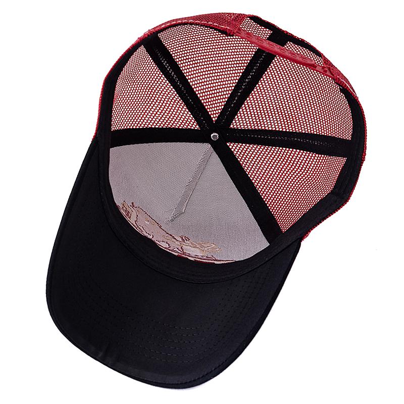 Летняя рыболовная кепка STATION Letter унисекс, дышащая сетчатая кепка дальнобойщика с вышитыми большими бизонами и быками