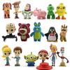 Toy Story 4 Fan-favorite Characters Mini Figures Set Of 17 For Decoration And Play