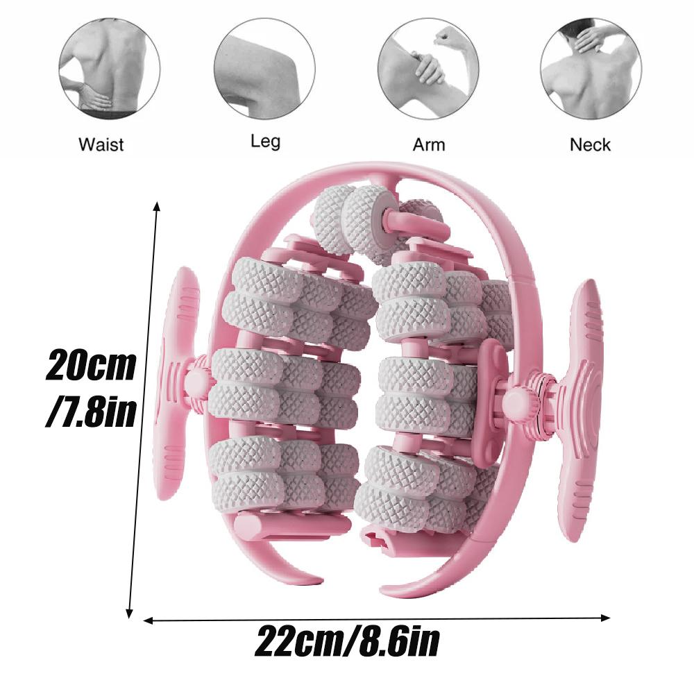 1pcs Massage Roller Relax Roller 40 Wheels,Cellulite Roller Massager Relaxer Circular Leg Clamps Leg Massage for Elbow Legs