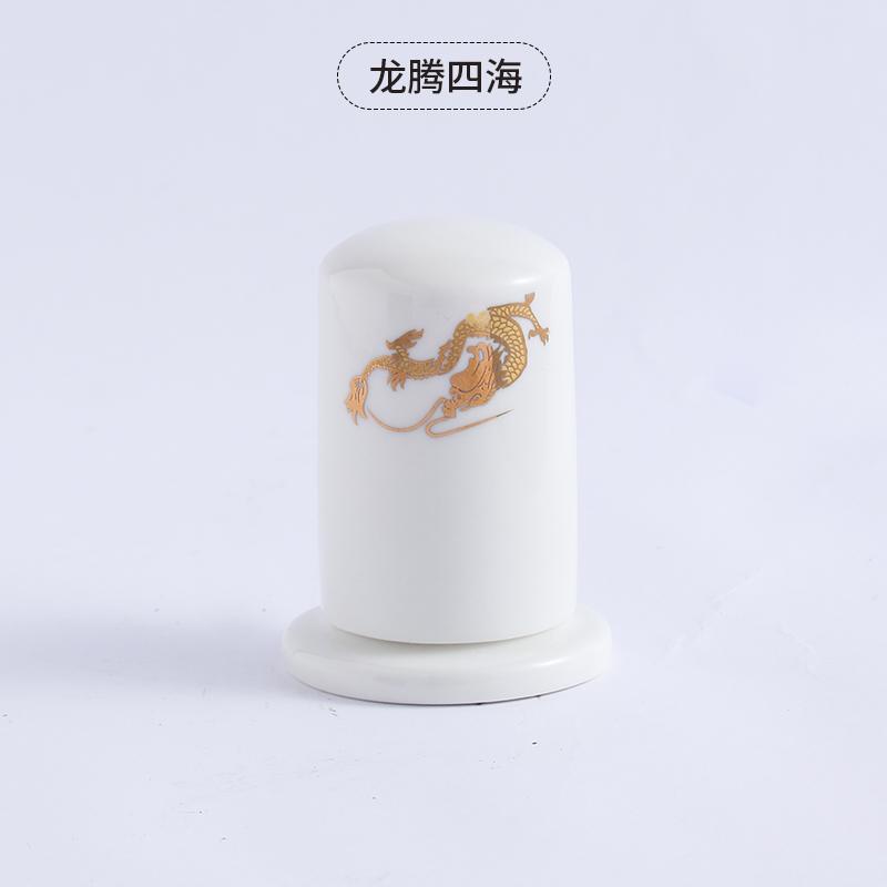 Bone China Toothpick Box Phnom Penh Toothpick Jar Toothpick Holder Chinese Toothpick Dispenser Secret Stash Tooth Pick Holder