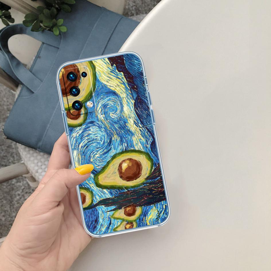 CJ13 Avocado fruit art Case for Motorola Moto G10 G20 G30 G31 G32 G34 G35 G41 G42 G50 G51 G52 G55 G60 G60S G62 G71 G72 G75