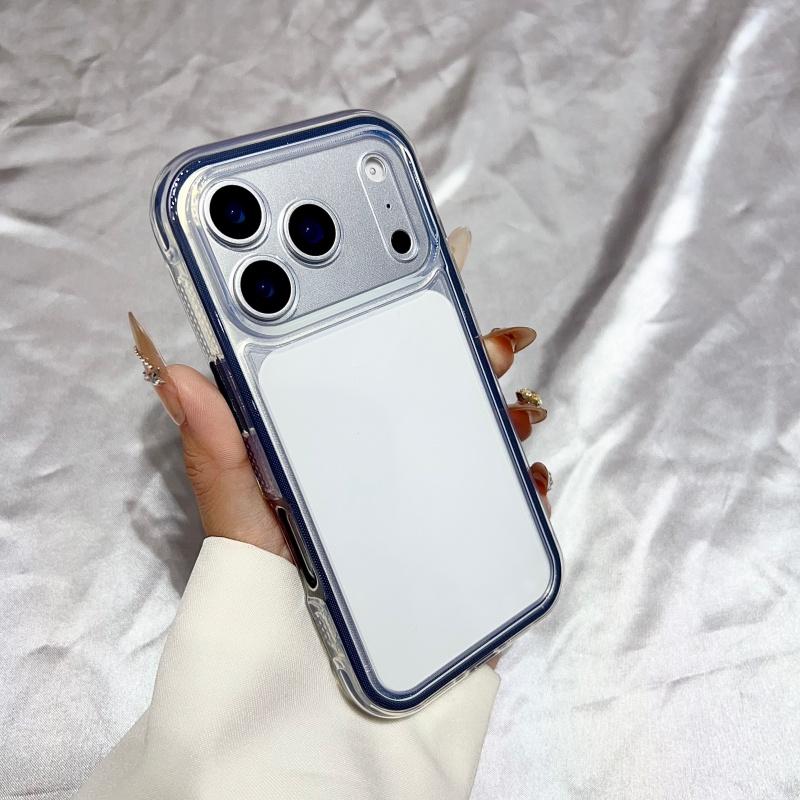 Ударопрочный Чехол-Бампер Candy Color Clear Case для iPhone 17 Air 16 15 14 13 12 11 Pro Max Plus 17Pro Роскошный Мягкий 2 в 1