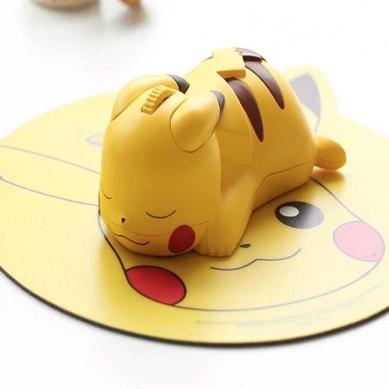 POKEMON Genuine Pikachu Figure Bluetooth Mouse Wireless Mouse 1200 DPI