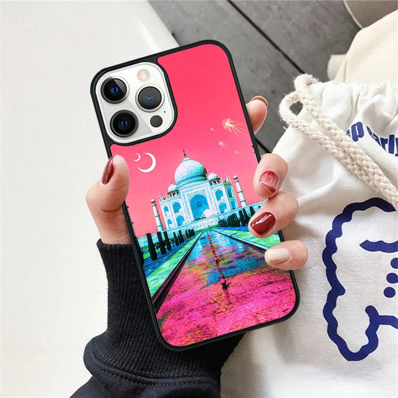 Taj Mahal India Mausoleum Phone Case For iPhone 17 Air 15 16 Cover  11 13 14 Pro Max 12 Plus Max Fundas