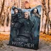 Witcher Flannel Blanket Soft Warm All-Season Throw, Design for Camping, Car Travel, Hiking Sofa, Bed, Office Perfect Gift for Parties