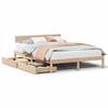 VidaXL Каркасы кровати с ящиками 120x200 см массив сосны, основание, двуспальная кровать, каркас кровати из массива дерева, 3301512