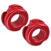 Archery Peep Sight 1 4 Inch Aperture Improve Archery Accuracy Aluminium Alloy Compound Bow Peep Sight Red