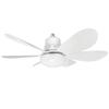 E27 LED Six-Leaf Remote Control Ceiling Fan with Silent Operation for Bedroom or Restaurant