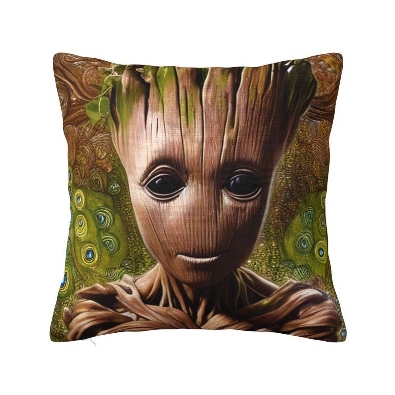 Custom Kawaii Movie Groots Cartoon Luxury Throw Pillow Covers Decoration Car Cushion