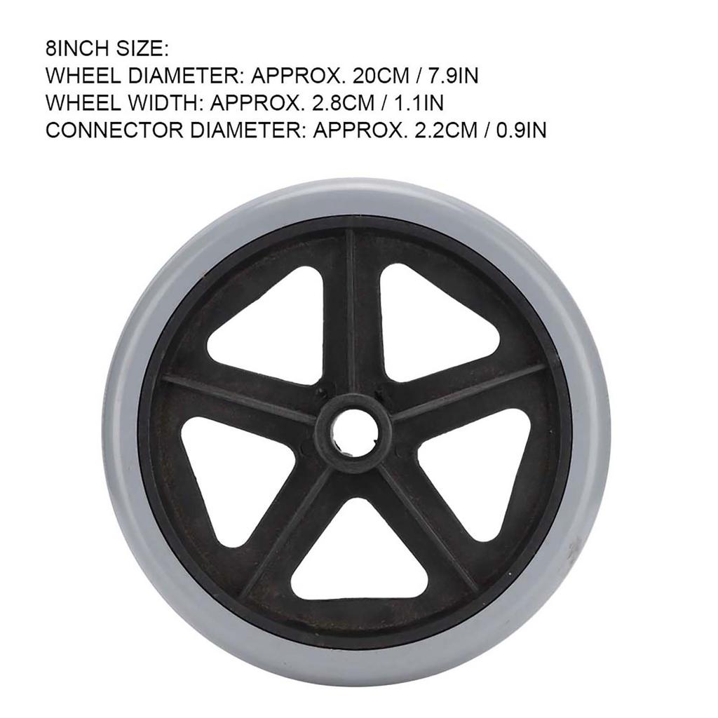 Колеса для электрической инвалидной коляски износостойкое колесо запасная часть для инвалидной коляски аксессуар(8 дюймов )