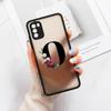 Чехол для телефона Redmi Note 11 Pro 10S 9S 11S 8 Pro 7 Redmi 9 10 9T 9C 9A, чехол с цветочным алфавитом для ПК для Xiaomi Mi 11T 12 11 Lite Poco X3 Pro F3 M4 Pro