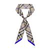 8088138 A3888 Check Twily Silk Scarf