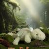 Apricot Lamb Green Lying Dragon Plush Toy, Soft and Cute, Fluffy Green Lying Dragon, 38cm, Suitable for Boys and Girls