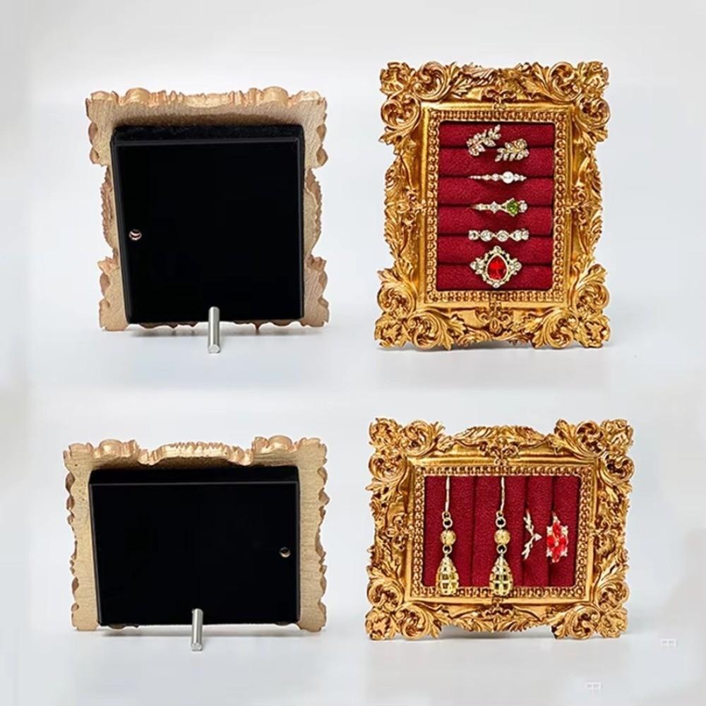 Resin Ring Jewelry Tray Photo Frame Jewelry storage frame Photography Display Item Prop