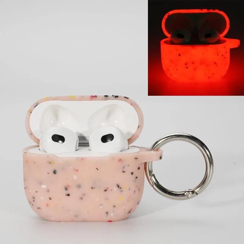 Светящийся чехол для Apple AirPods Pro 2, силиконовый флуоресцентный для AirPods 1 2 3, чехол для беспроводной гарнитуры, защитный рукав