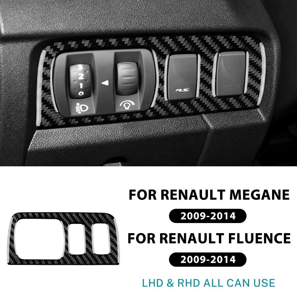 Carbon Fiber Style Interior Sticker for Renault Fluence Megane RS 2009 2010 2011 2012 2013 2014 2015 LHD RHD Interior Panel