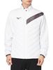 Tennis Wear Tech Fill Jacket Heat Retention Water Repellent Windproof 62MEA505 White X Black M [Mizuno] (Tech Fill)