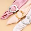 Flower Heart Clothing Corner Knotted Buckles Butterfly Waist Adjustment Fixed Snap Vintage   Gift