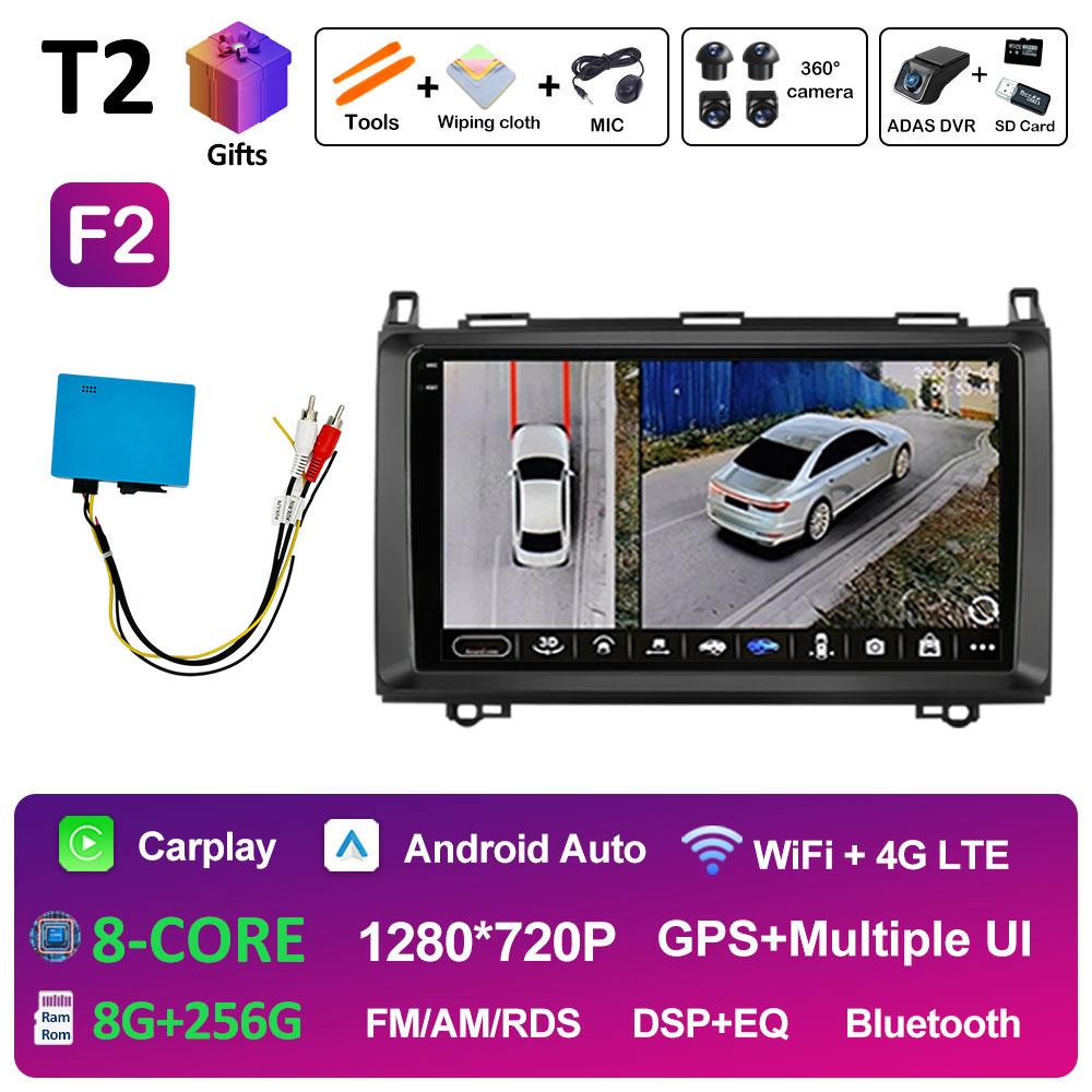 Навигация GPS беспроводной Carplay для Mercedes Benz W169 W245 B200 W906 Sprinter W639 Vito Autoradio Bluetooth 2.5D сенсорный экран