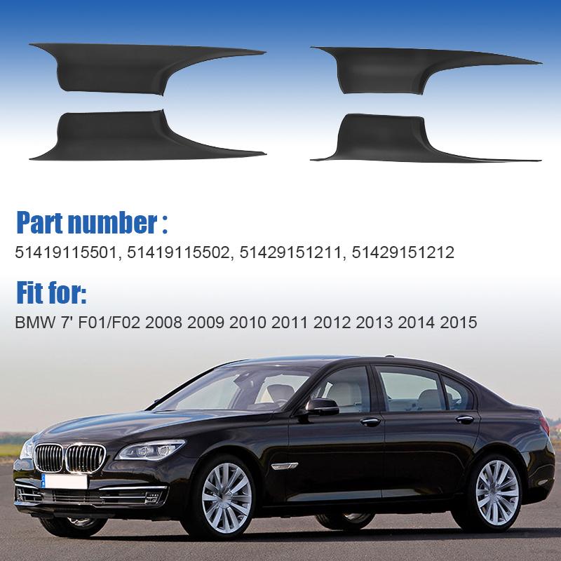 Front Rear Door Interior Handle Pull Carrier Cover 51429151212 51419115501 For BMW 7 Series F01 F02 2008 2009 2010 -2015