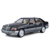 1/24 Scale BENZ W140 S320 SEL Street Edition Alloy Retro Old Car Model Diecasts Metal Classic Car Vehicles Model Sound Light Kids Toys Gift
