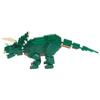 Набор из 2 моделей скелета трицератопса и трицератопса Nanoblock Dinosaur Deluxe Edition A005