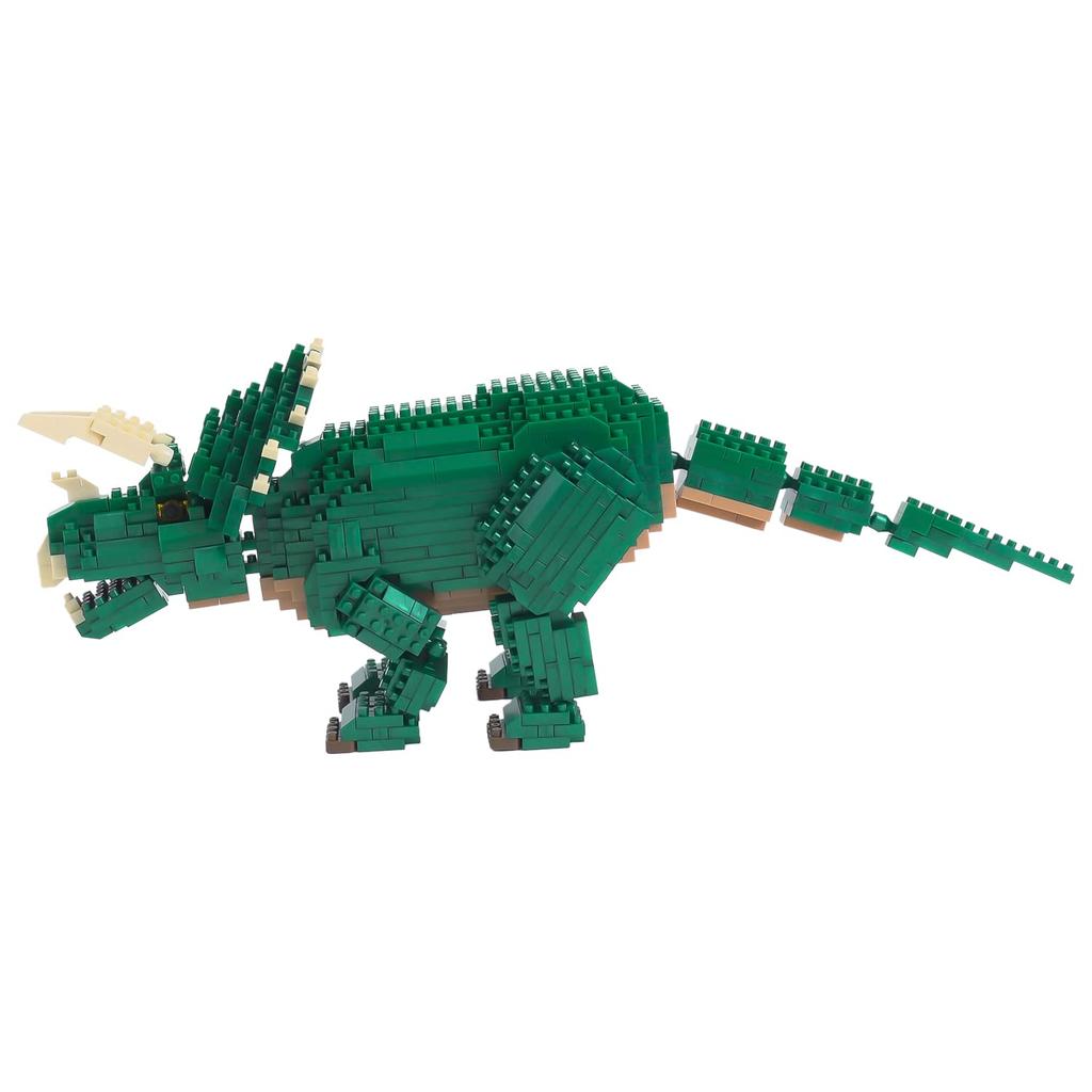 Набор из 2 моделей скелета трицератопса и трицератопса Nanoblock Dinosaur Deluxe Edition A005