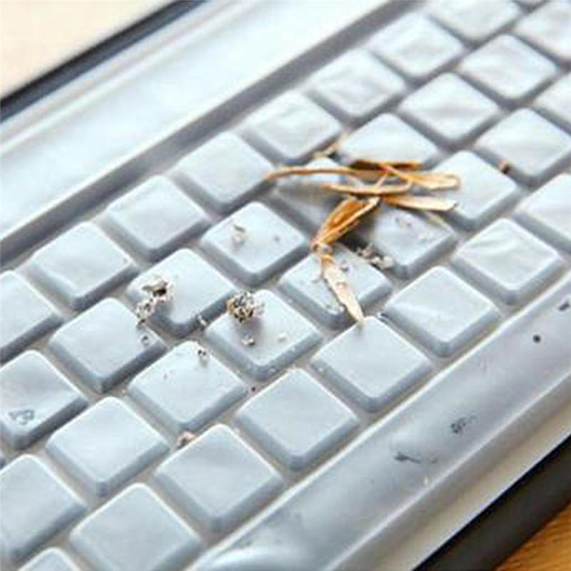 1 шт. универсальный силиконовый чехол для клавиатуры настольного компьютера, защитная пленка для кожи