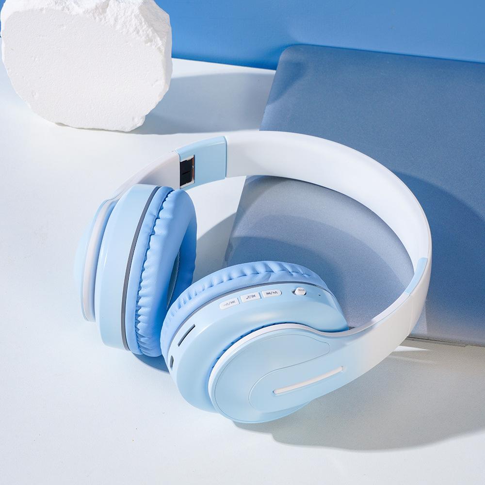 Игровая игра складная выдвижная гарнитура градиентного цвета модная новая беспроводная гарнитура Bluetooth-гарнитура