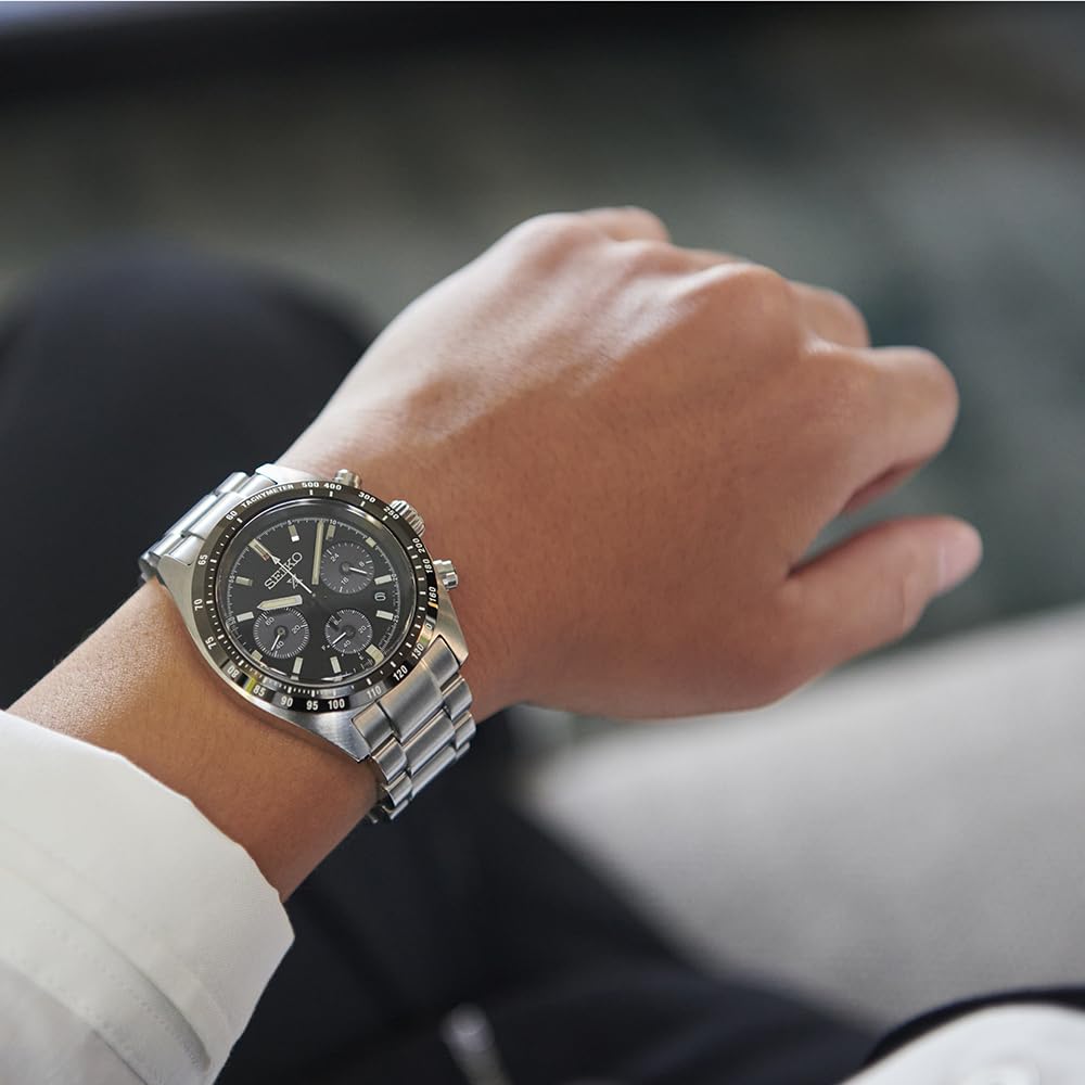 Prospex Speedtimer Солнечный Хронограф Черный SBDL091 Часы [Seiko Watch] Мужские