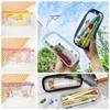 Large Capacity Transparent Pencil Case PVC Pen Bag Multi-functional Pencil Storage Bag