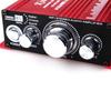 PolarLander MA170 Mini Small Amplifier Car Amplifier 2.0 20W Home Desktop Computer Amplifier HiFi Red