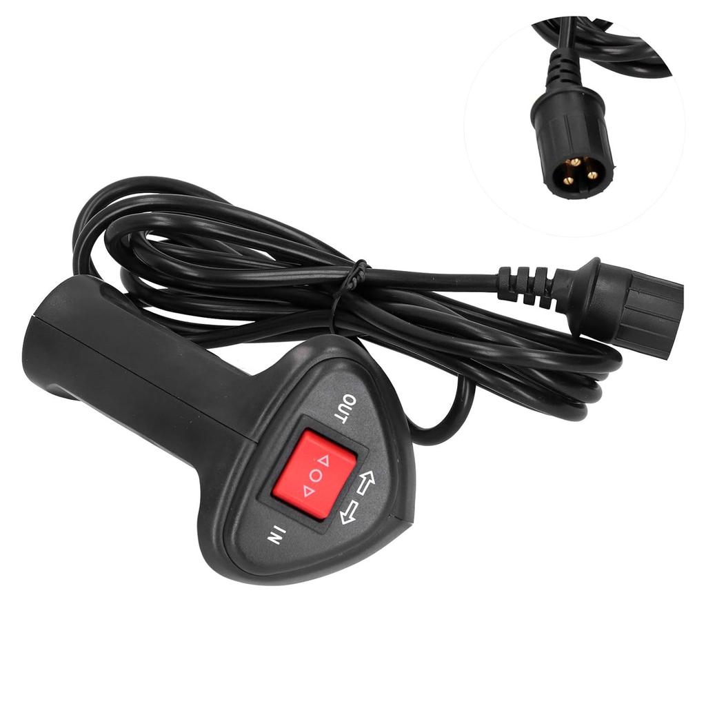 Winch Controller, Universal Electric Winch Remote Control with 9.2ft Cable for Car Off Road Vehicle