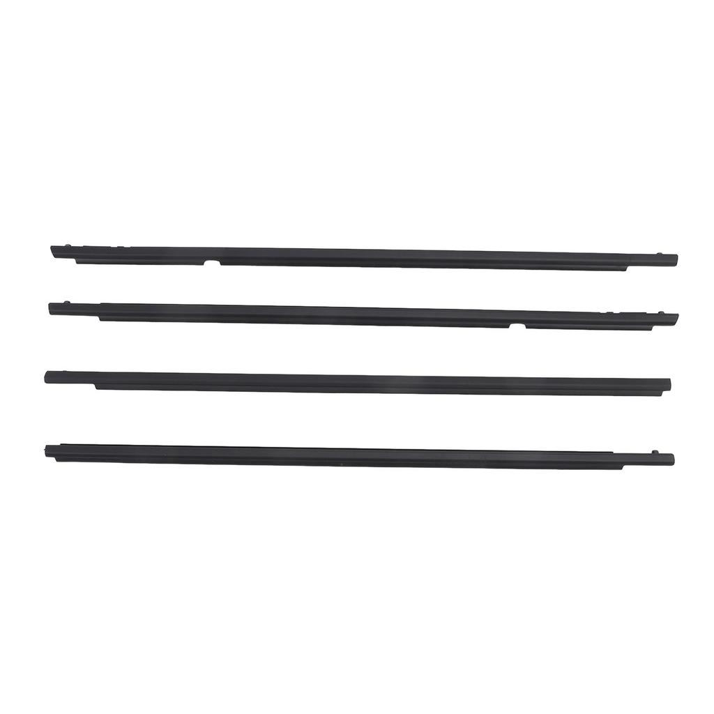 4Pcs Car Window Molding Trim Seal Belt Weather Strips 73750‑02150 for Corolla 2009 to 2012