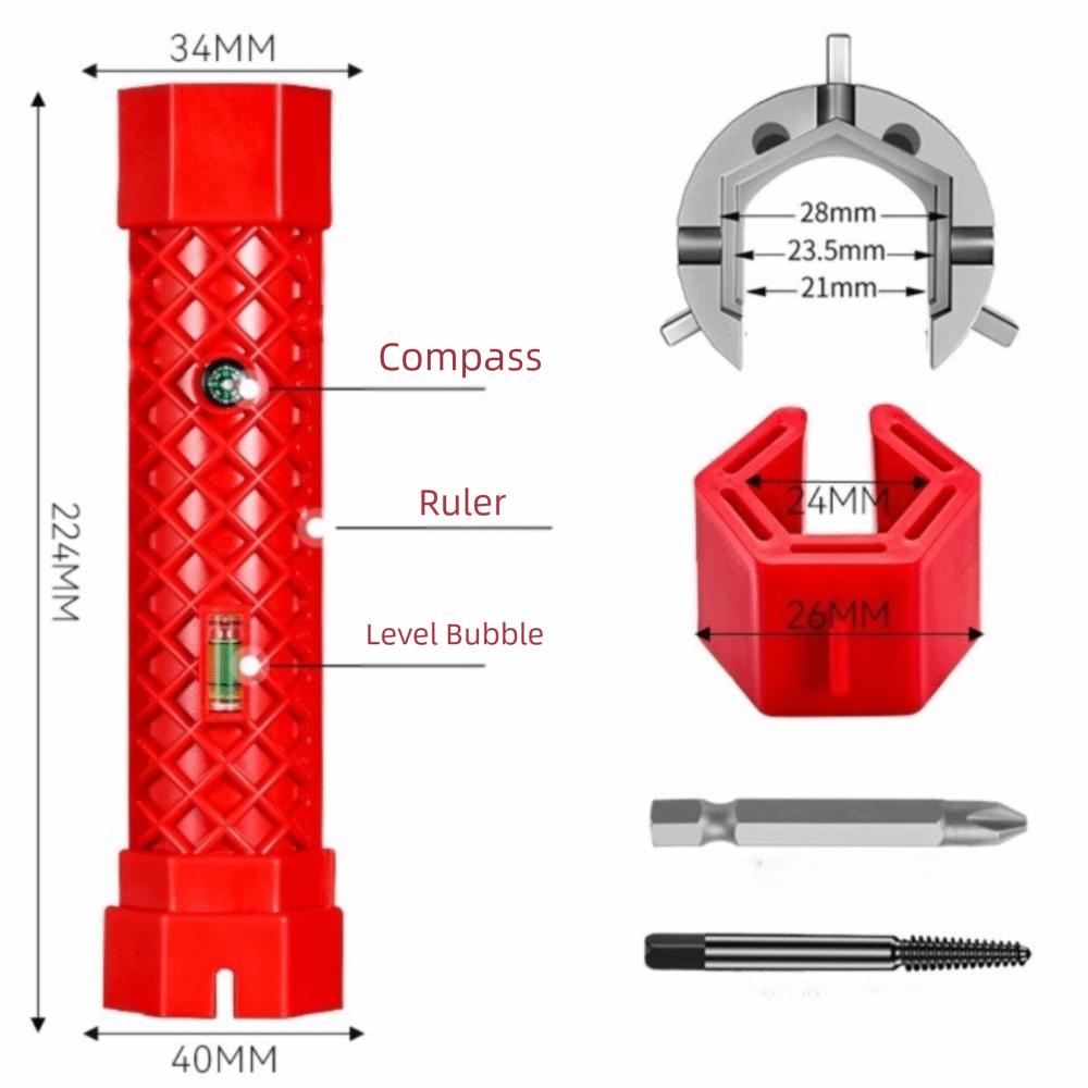 Multifunctional Plumbing Repair Tool Non-Slip Sink Faucet Wrench Pipeline Maintenance