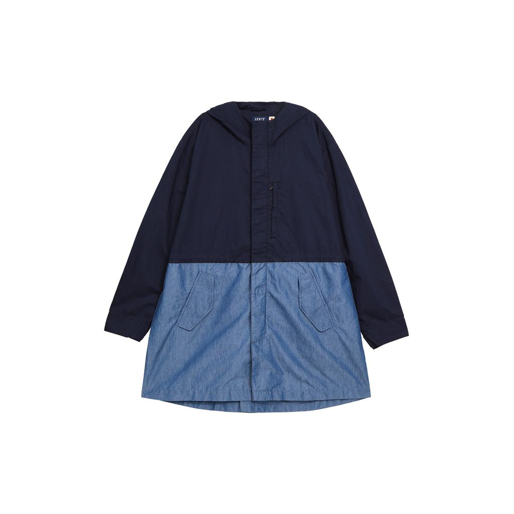 Levis Удобная толстовка с капюшоном с длинным рукавом и цветными блоками Мужские куртки Синий 17484-0003