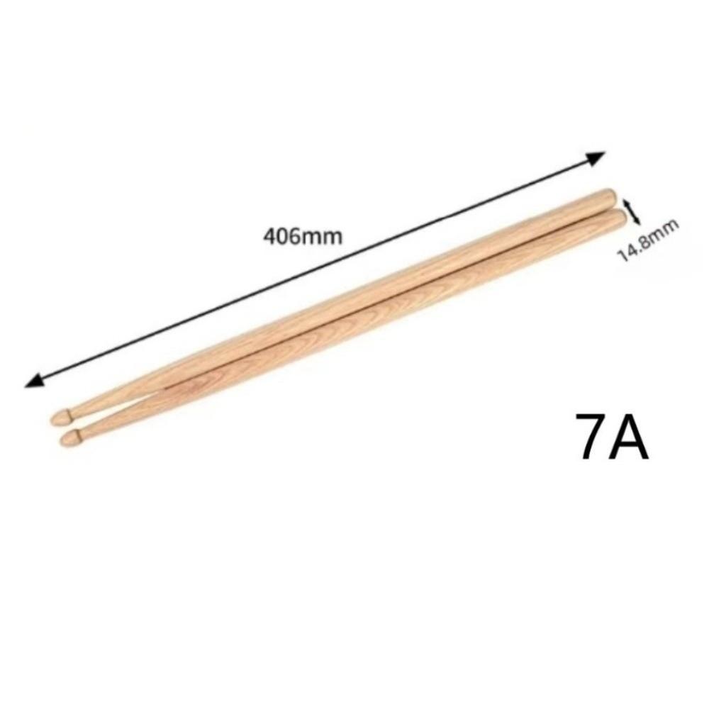 1 Pairs 7A Maple Drumsticks 5A Drum Sticks Practice Sticks Drum Mallets Professional Use
