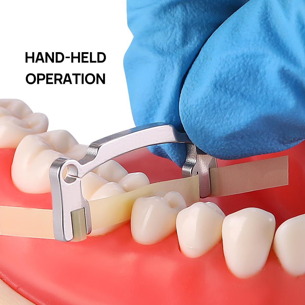 2шт набор держателей для стоматологической полировочной полоски металлический ручной финишный инструмент стоматолога для шлифования зубов из смолы шлифование формовка