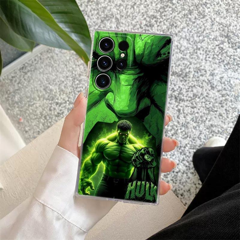 Прозрачный чехол Mavel The Avengers для Samsung Galaxy S26 S25 Ultra S24 S22 S26 Plus S20 S23 S21 S25 FE 5G Прозрачная силиконовая крышка