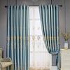 Full Blackout Curtains Embroidered Curtains Living Room Bedroom Balcony Soundproof Sunshade Bay Window European Curtain Rod