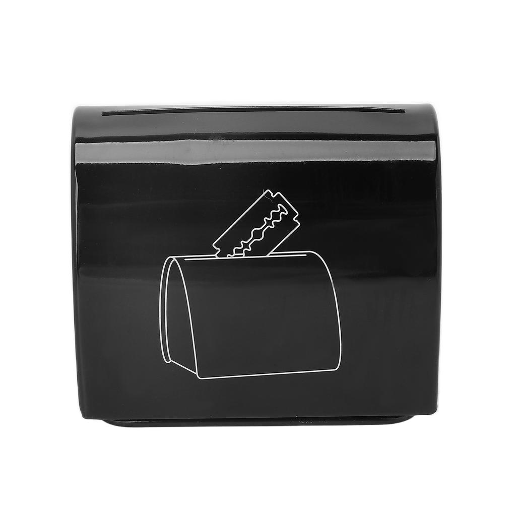 Контейнер для утилизации лезвий Герметичная конструкция Контейнер для утилизации бритв Большая вместимость Безопасное хранение Банка для использованных лезвий