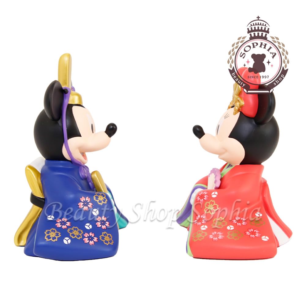 Mickey Minnie Hina Dolls with 2024 Collection Disney Resort Hinamatsuri Hina Hina Hina Disney Souvenir & Stand, [Tokyo Exclusive] (Girl's Day), Dolls,