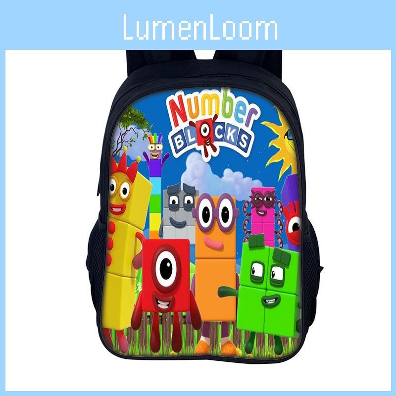 Рюкзак с цифровыми блоками Numberblocks Для детей Школьное хранение И Образование