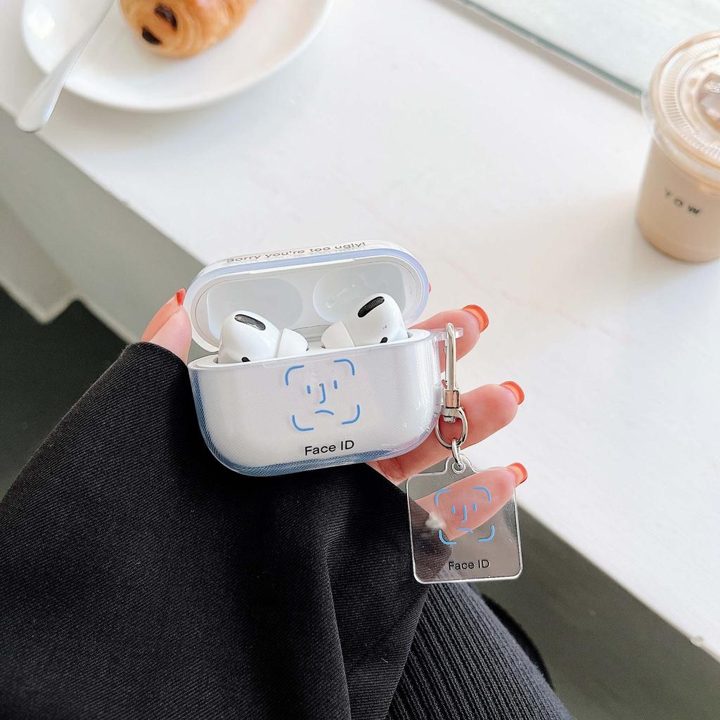 Милый силиконовый чехол для наушников с мультяшным кулоном и буквами для Apple Airpods 3 2 1 Pro, чехол для зарядки Bluetooth