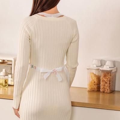 10 шт. Одноразовый фартук для кастрюли, маслостойкий, грязеотталкивающий фартук, взрослый, портативный, для уборки, готовки, из нетканого материала, водонепроницаемый, Delanta